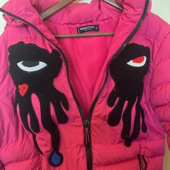 Roku Studio Tear Drip Coat Size Small - Picture 5 of 5